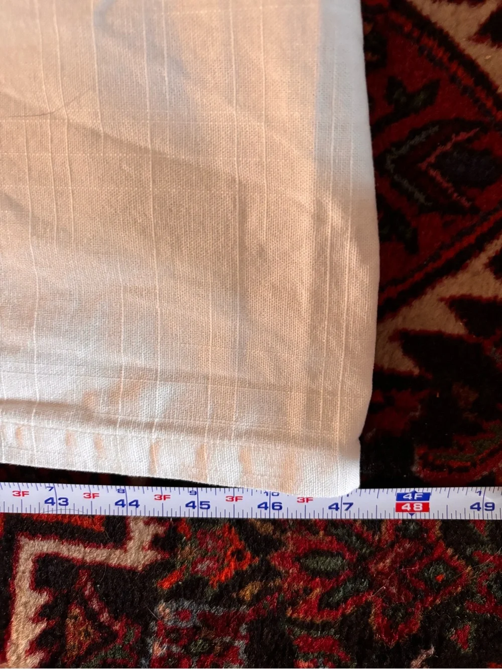 IKEA RITVA curtains 2 panels 56x96 100%cotton
